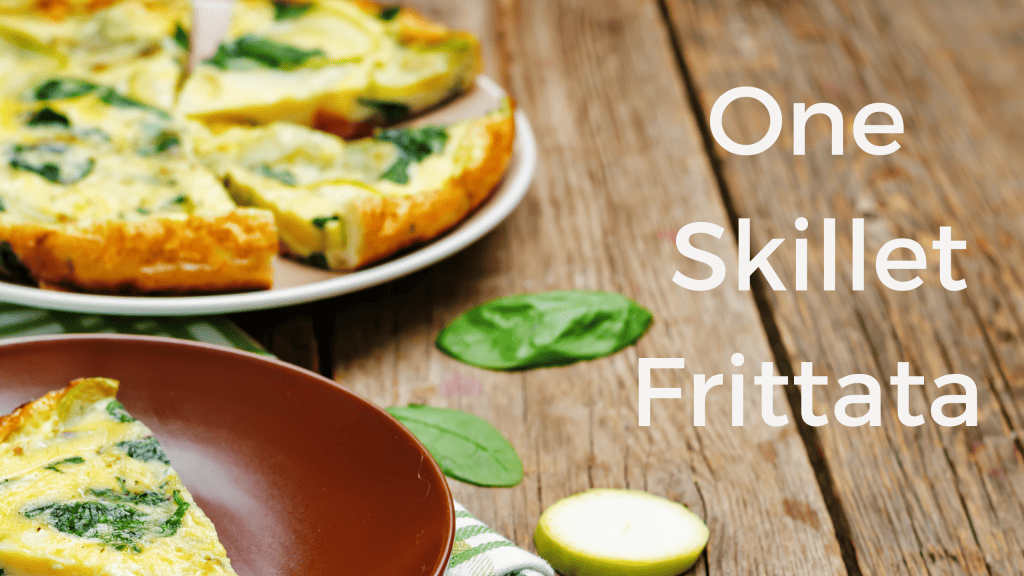 Picture of an egg frittatas on two plates